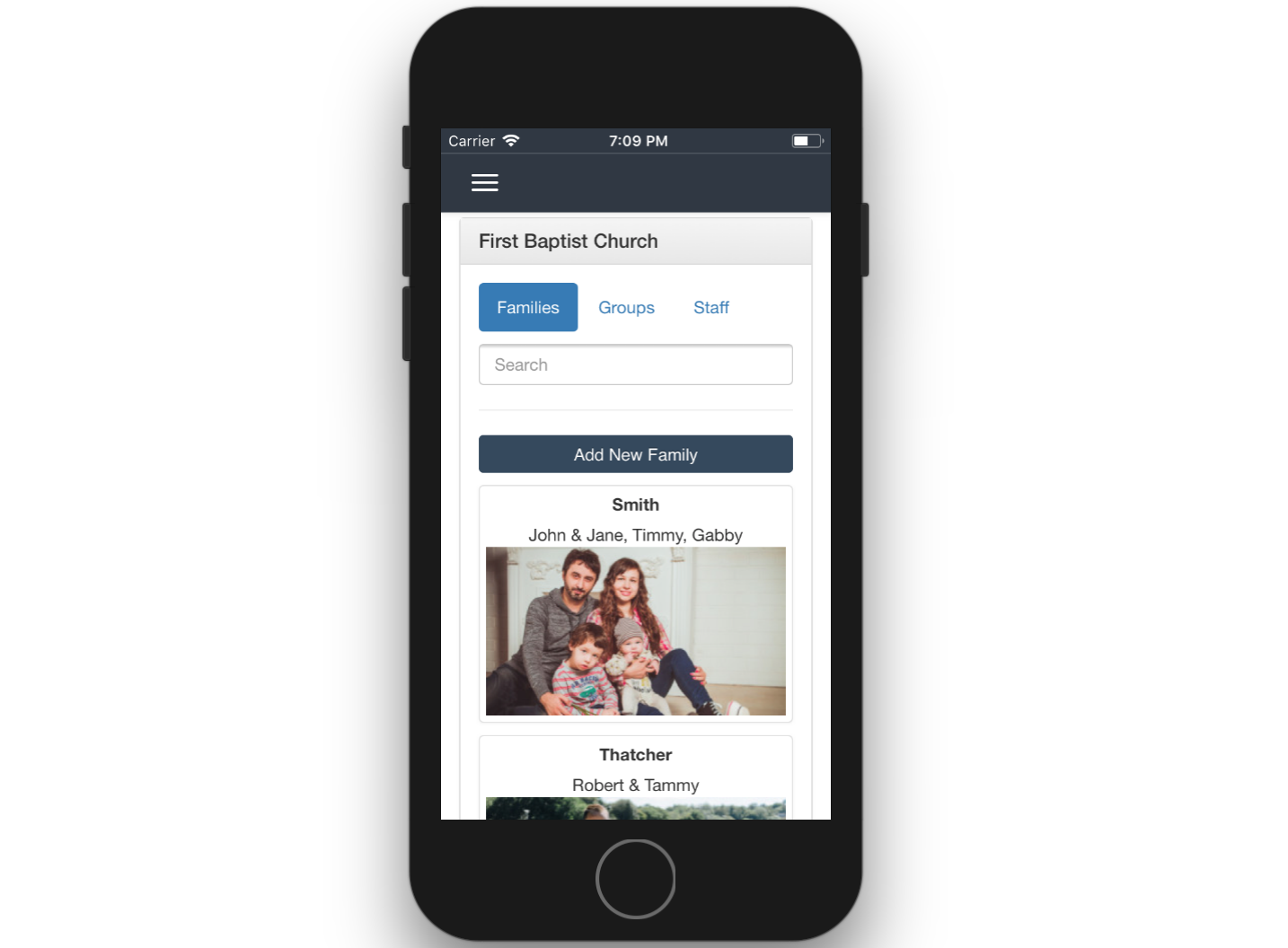 Church Connectory mobile app
